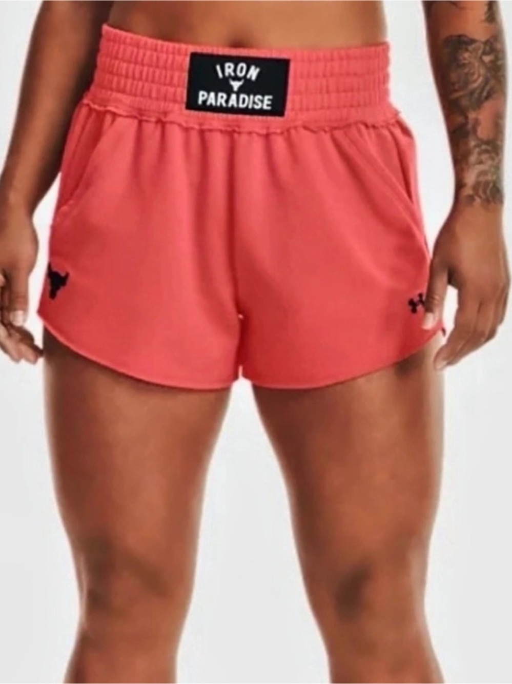 Under Armour Iron Paradise shorts Athletic Shorts in Pink Size Medium